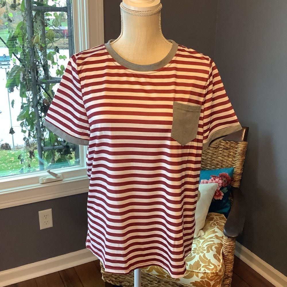 Shein Striped T-shirt‎